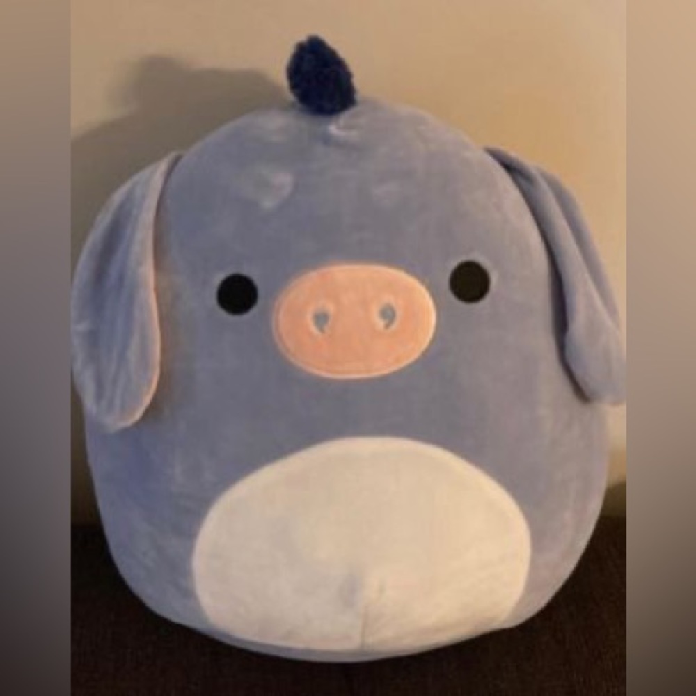 12” Fina the Blue Donkey Squishmallow